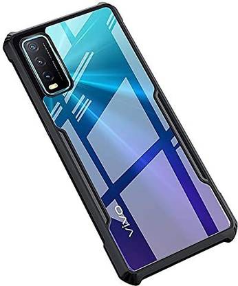 Wideals Back Cover for Vivo Y20, Vivo Y20i High Quality Clear Eagle Case Soft Bumper