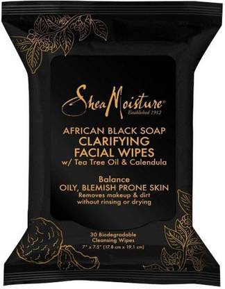 SheaMoisture African Black Soap Clarifying Facial Wipes