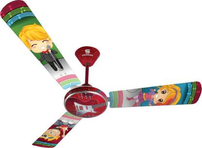 HAVELLS STANDARD - ROCKSTAR RAINBOW 1200 mm Sweep ( FSCRTSTWHT48) - PACK OF 2 1200 mm 3 Blade Ceiling Fan