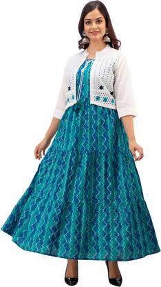 Women Ethnic Jacket and Kurta Set