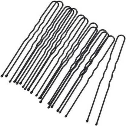 Sharum Crafts juda pin Hair Accessory Set (Black) Back Pin