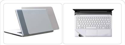 SDM 2 in 1 laptop accessories combo transparent laptop skin sticker with palmrest-skin (protection kit) for all 15.6 - 14.6 - 13.6 - 12.1 - 11.1 - 10.1 inch laptops and notebooks Combo Set