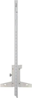 Mitutoyo 527-122 Vernier Depth Gauge, Caliper Type, 0-200mm Range, 0.02mm Graduation, -0.03mm Accuracy Height Gauge