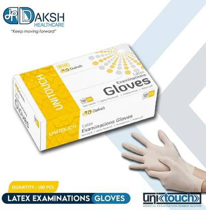 Unitouch LTPF-101 Latex Examination Gloves