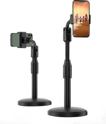 Dilurban Cell Phone Holder/Height and Angle Adjustable Phone Stand/Smartphone Mount Clamp with 360° Rotation/Bracket Holder for All Mobile Phone/Desktop Phone Stand Mobile Holder
