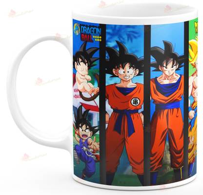 TrendoPrint Dragon Ball Z Super Printed White Tea Ceramic Coffee Mug