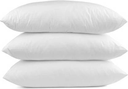 Fangal Fashions Polyester Fibre Sleeping Pillow Pack of 3 Solid