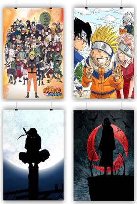 Naruto Super Hero Combo 447 for wall decoration Paper Print