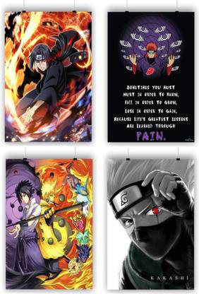 Naruto Super Hero Combo 413 for wall decoration Paper Print