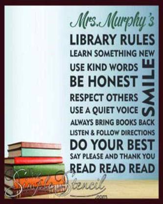 Scenery of Library Poster 3D Poster