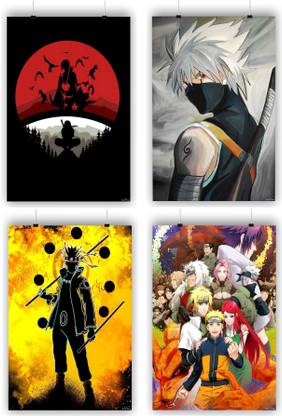 Naruto Super Hero Combo 412 for wall decoration Paper Print