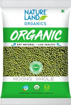 Natureland Organics Moong Dal (Whole)