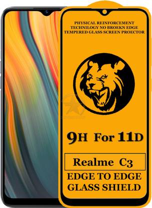 HQ Protection Edge To Edge Tempered Glass for Realme C3