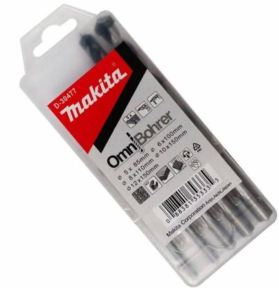 MAKITA D-30477 Makita D-30477 Omni Bohrer Multi Purpose Drill Bit Set (5 Pieces) Screwdriver Bit Set