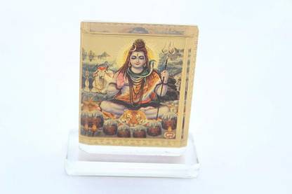 Laps of Luxury Shiva Prism Design Idol Decorative Showpiece  -  6 cm
