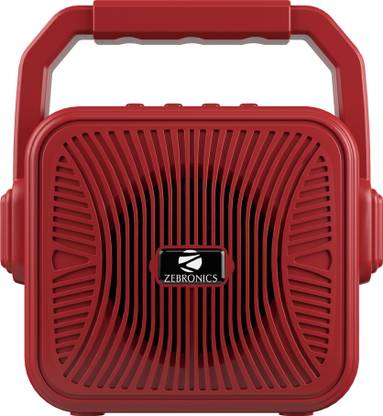 ZEBRONICS ZEB-COUNTY 2 Portable TWS Wireless Speaker,10h* Playback with FM Radio 3 W Bluetooth Speaker