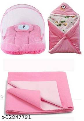 TerryFox 16,"length":32}]} baby mosquito net+dryshit+packer baby bedding set