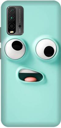 SSMORYA Back Cover for Redmi 9 Power, Funny Silly Face Multicolour Printed Back Cover