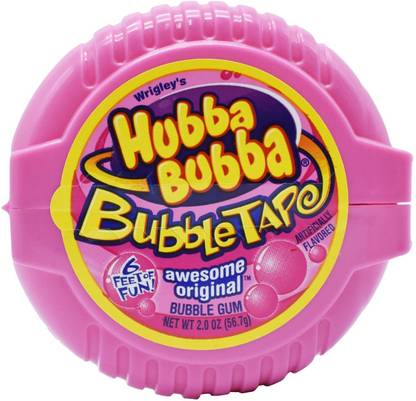 Wrigleys HUBBA BUBBA BUBBLE TAPE ORIGINAL FLAVOR Chewing Gum