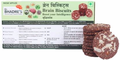 Dr.BHADRE'S Healthy Biscuits for kids 140 gm | Digestive Biscuits in Pantry | No Maida Chemical Free | Boost Child Intelligence & Memory Power Digestive Biscuit