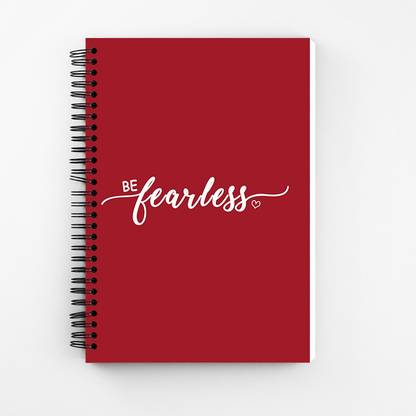 Art Bundle Be Fearless A5 Notebook no 160 Pages