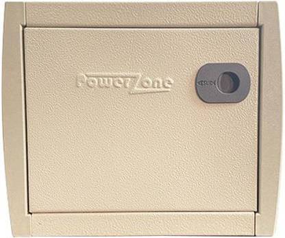 POWERZONE 10 way (Single Phase) Double Door Metal MCB Box - DB Distribution Board