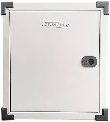POWERZONE 6 way TPN (Three Phase) Double Door Metal MCB Box - DB Distribution Board