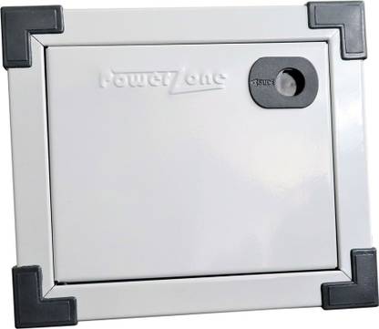 POWERZONE 10 way SPN (Single Phase) Double Door Metal MCB Box - DB Distribution Board