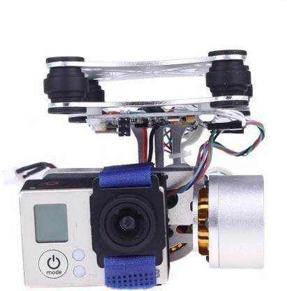 Indian Hobby Center TAROT TL3T05 GOPRO T-3D V METAL 3-AXIS BRUSHLESS GIMBAL FOR GOPRO HERO 5/6 CAMERA Electronic Components Electronic Hobby Kit