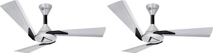 Orient Electric Orina pearl white black pack of 2 with 1 Year Warranty 1200 mm Ceiling Fan