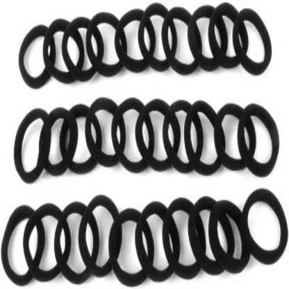 Sharum Crafts Elastic Rubber Band (Black) Rubber Band