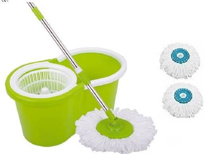 Gadget Hero's Mop for Floor Cleaning Magic Spin Mop 360 Degree Cleaning Mop, Bucket, Mop Refill