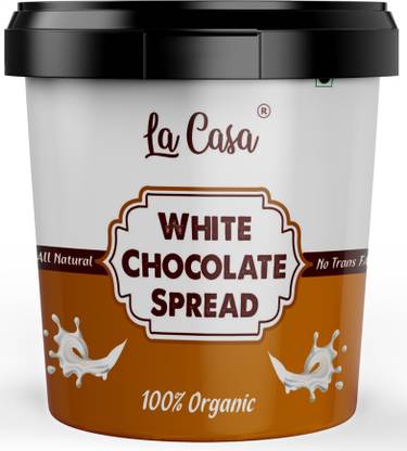 La Casa White Chocolate Spread | Vegetarian | All Natural | Chocolate Ganache |