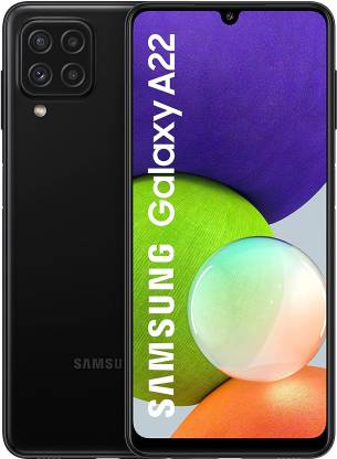 SAMSUNG Galaxy A22 (Black, 128 GB)