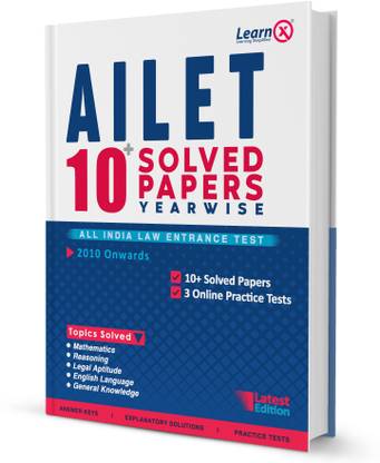 AILET 10+ Solved Papers [Year-Wise] Includes 3 Online Practice Tests