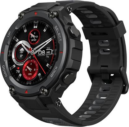 AMAZFIT T rex Pro 1.3HD AMOLED with advanced GPS & 10ATM water resistance Smartwatch