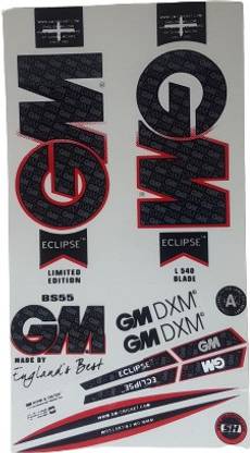 Kyrios GM Cricket Bat Sticker ECLIPSE Limited Edition L540 Self Adhesive Bat Sticker