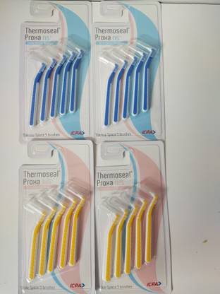 Thermoseal INTERDENTAL BRUSH PROXA NS AND WS PACK OF 4 Soft Toothbrush