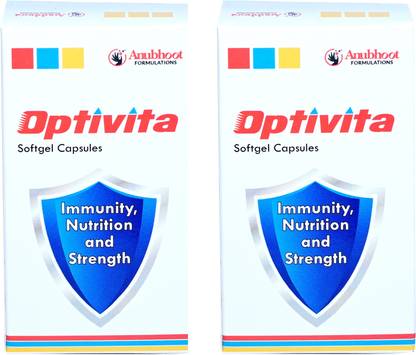 Anubhoot Formulations OPTIVITA Optimum Mind and Body Vitalizer for Immunity, Nutrition and Strength