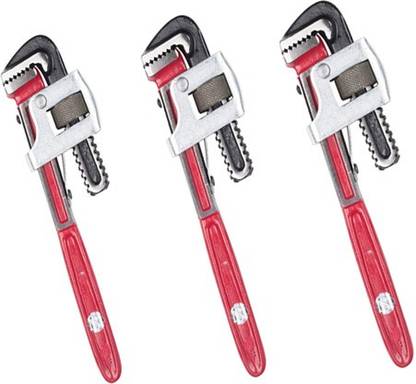 manvi Heavy Duty Pipe Wrench Set of 3-14 inch Manvi-Heavy Duty Pipe Wrench Set of 3-14 inch Single Sided Pipe Wrench