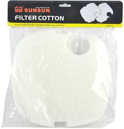 SUNSUN Aquarium Canister Filter Replacement Sponge For HW-304A/B,404A/B |Pack of 2| Aquarium Filter Cartridge