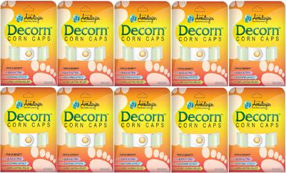 Amrutanjan Decorn Corn Caps 10 Units Bandage Protector