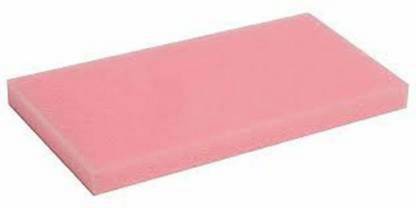 श्री ओम हैंडलूम Sofa foam sheet 40 Density (4 inch, pink ) 4 inch मैट्रेस