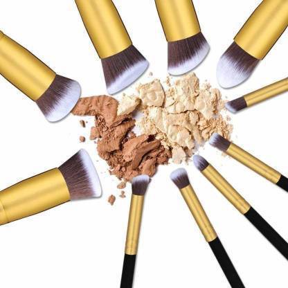 Coverbrown Makeup Brush Set Powder Foundation Eyeshadow Make Up Kit Cosmetics Brushes with Soft Synthetic Hair