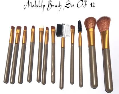 J & F Makeup Brush Set ( 12 Pcs )
