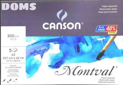 DOMS CANVAS PAPER Cotton Fine Grain Board Canvas (Set of 14)