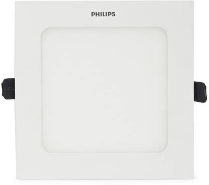 PHILIPS 10-Watt Square MaxPlus 1000lm, Brighter Homes LED Panel lights, Downlight, Ceiling Lamp Natural White Pack of 1 Recessed Ceiling Light Ceiling Lamp
