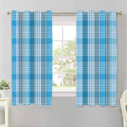 Flipkart Perfect Homes 153 cm (5 ft) Cotton Blackout Window Curtain (Pack Of 2)