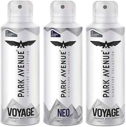 PARK AVENUE Signature Deo Collection For Men Combo Pack of 3 (140ml x 3) Brand New Pack Deodorant Spray  -  For Men