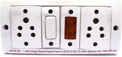 Diktmark 24 V DC to 230 AC Converter for Multiple Application Up To 20 Watt Load, 24 V DC to AC Converter 5 A Five Pin Socket 5 A Five Pin Socket